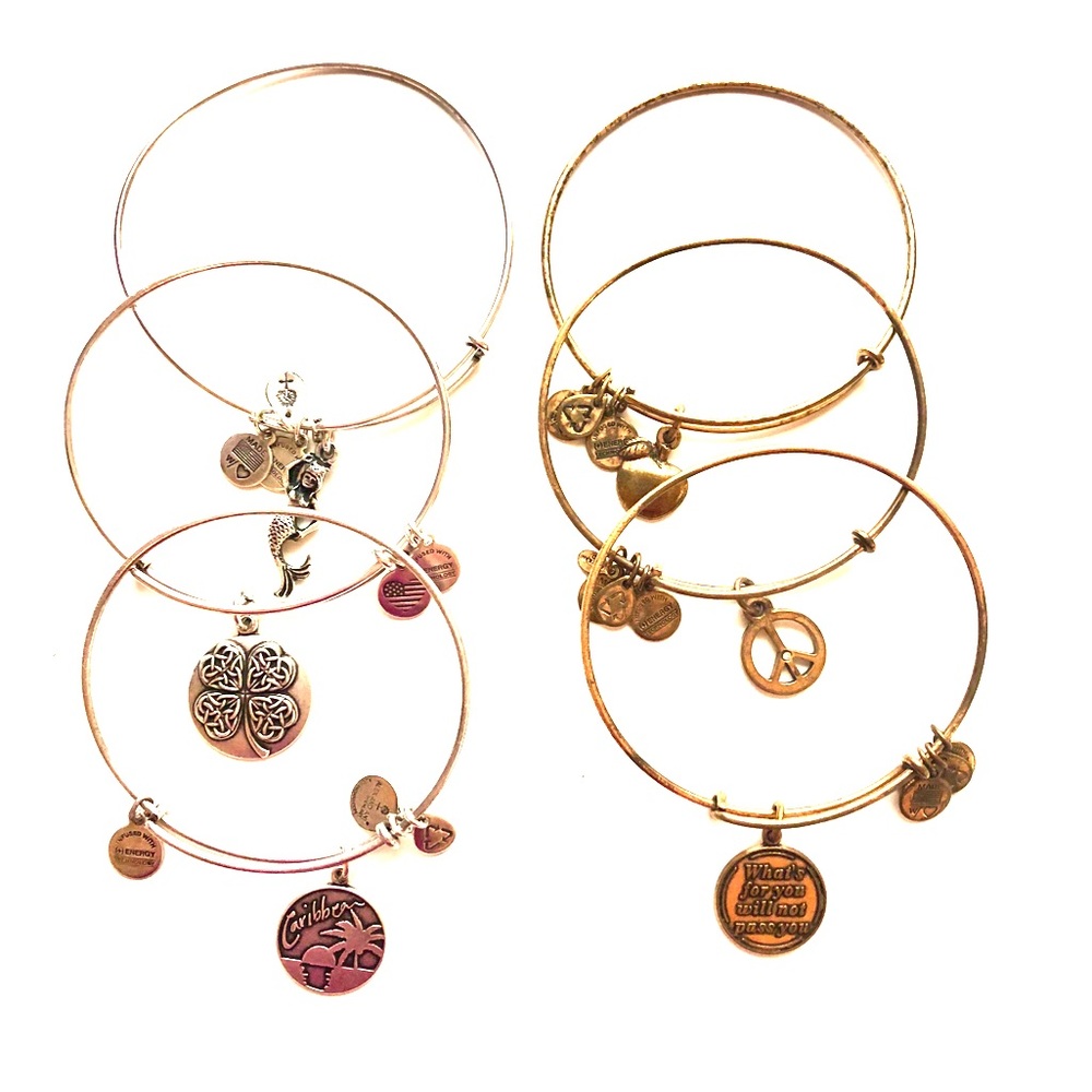 Alex and Ani Bracelets (6)